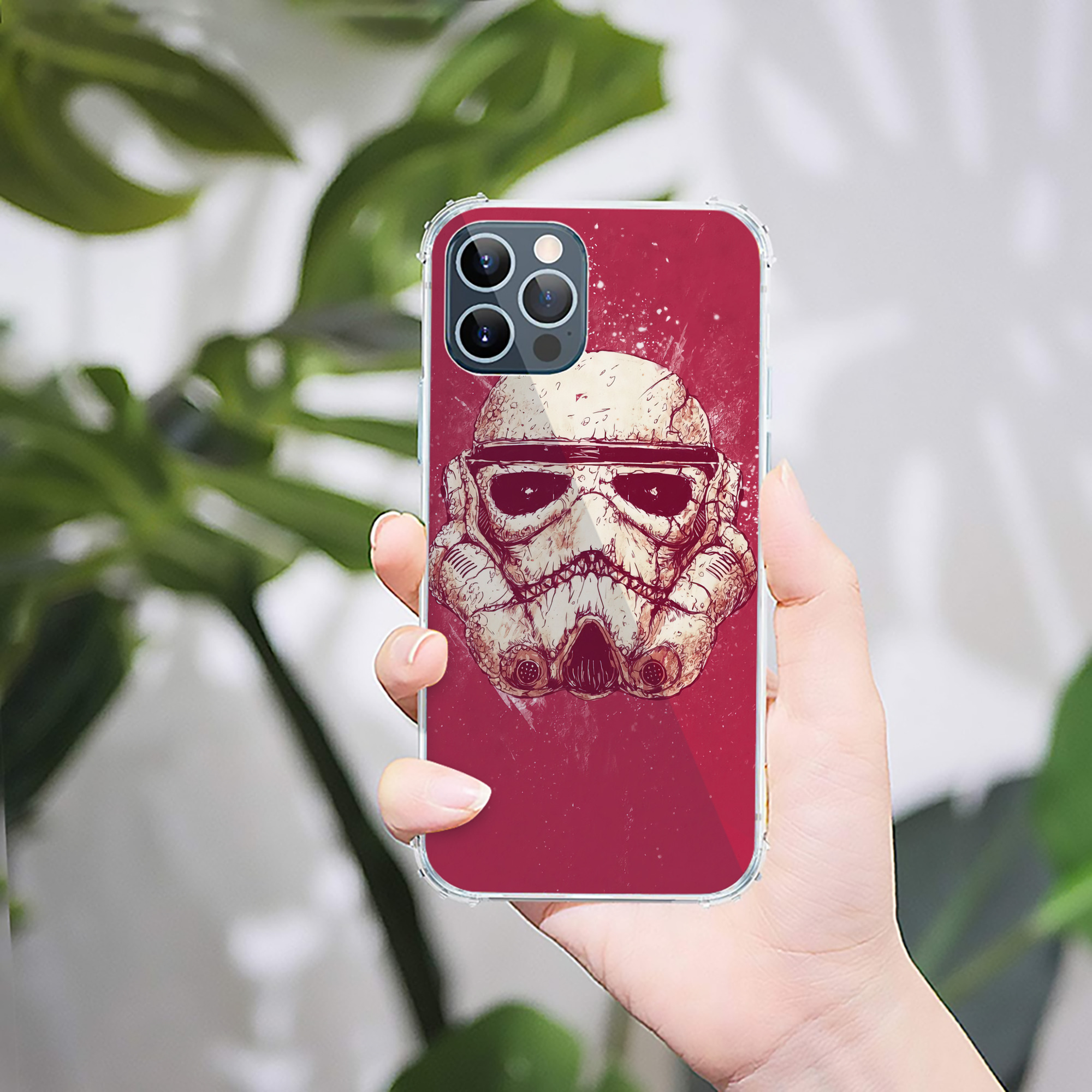 （画像用） スター・ウォーズ Star Wars 【iPhone 12シリーズ対応】透明スマホケース（クリアソフトケース）
